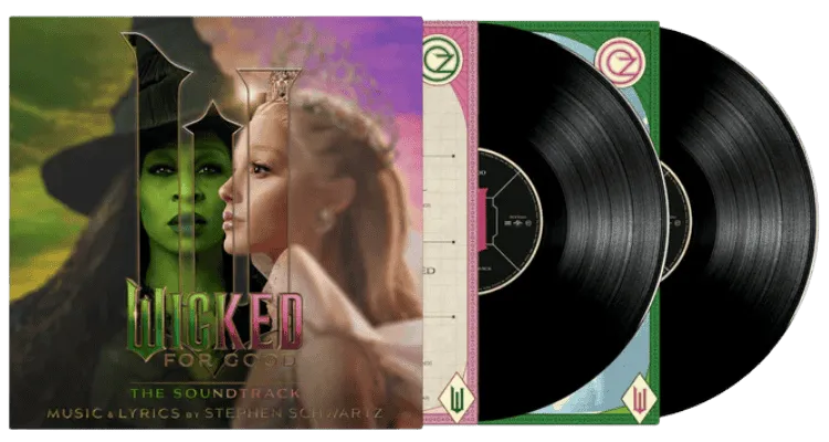 Wicked for Good soundtrack black vinyl