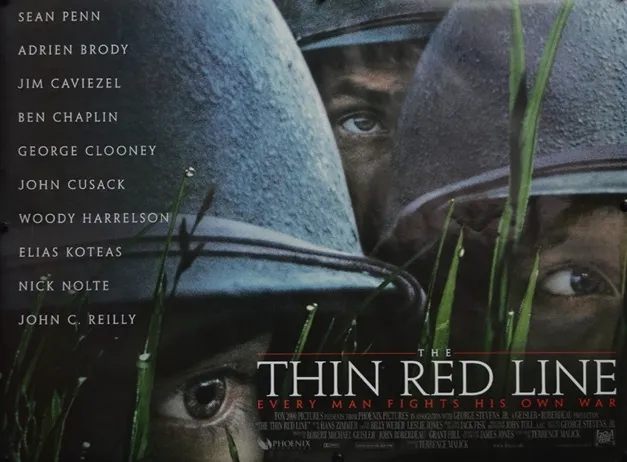 the thin red line movie poster