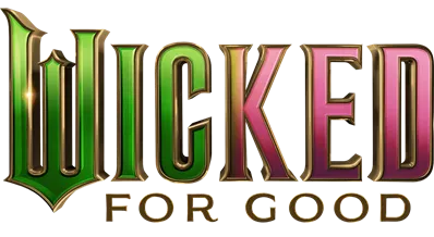 wicked for good logo title