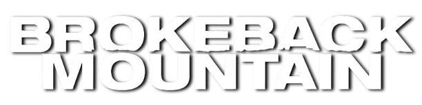 Brokeback Mountain logo title