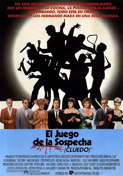 CLUE THE MOVIE movie poster spain