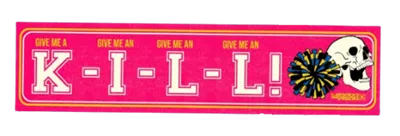 Cheerleader Camp sticker