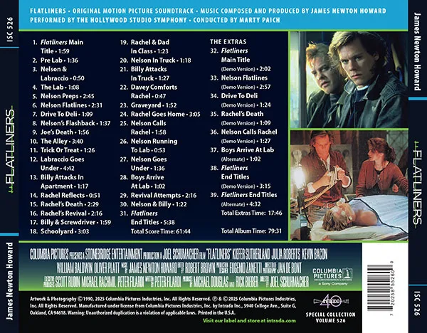 Flatliners soundtrack back