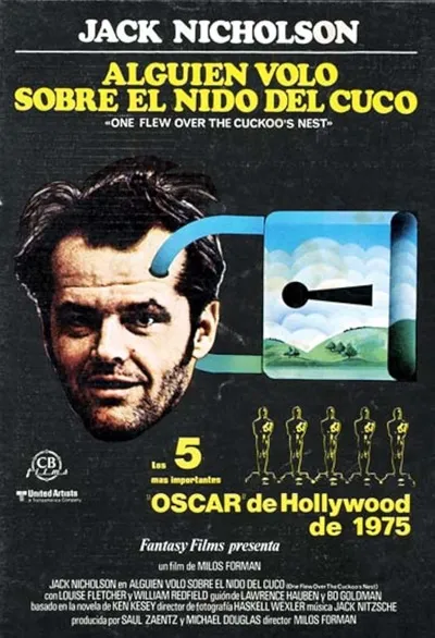 One Flew Over The Cuckoo's Nest poster español