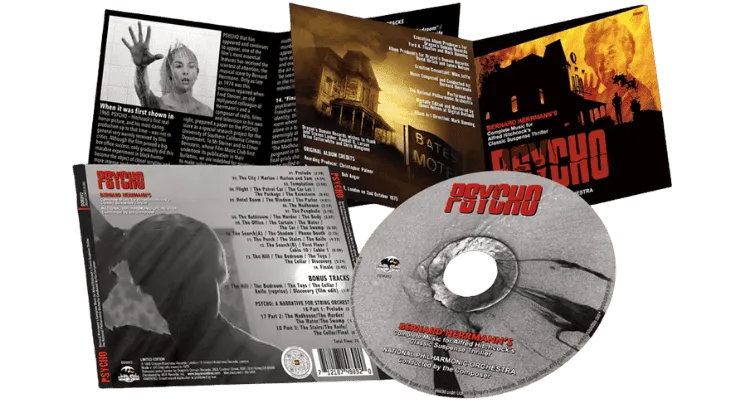 PSYCHO soundtrack cd edition