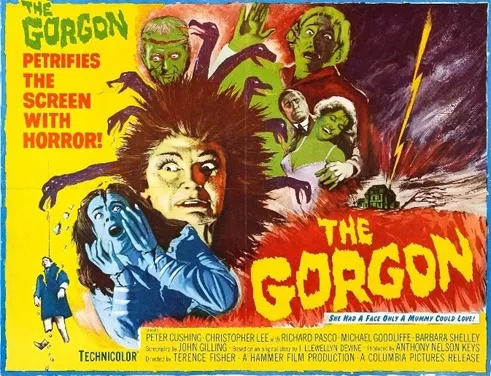 The Gorgon movie poster quad