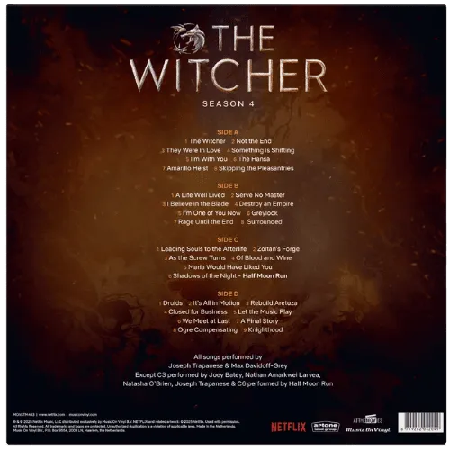 The Witcher Season 4 soundtrack back