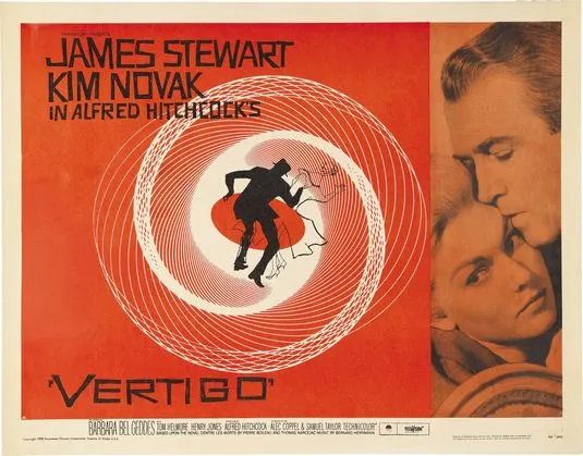 Vértigo movie poster quad