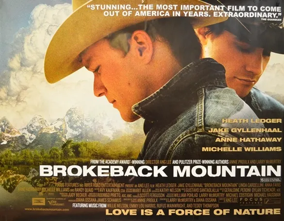 brokeback mountain movie poster quad