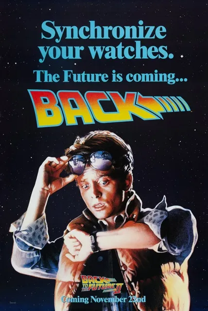 Back To The Future part II movie poster