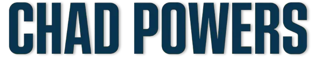 Chad Powers logo title