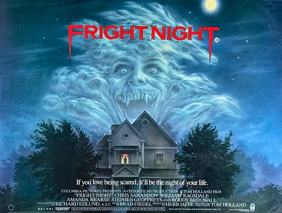 Fright Night poster uk quad