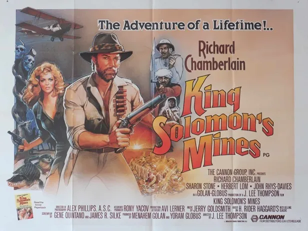 KING SOLOMON’S MINES quad movie poster