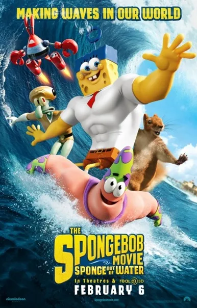 Mvie poster The SpongeBob Movie Sponge Out Of Water