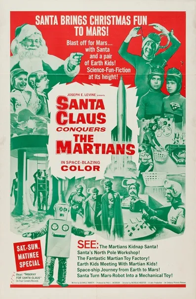 SANTA CLAUS CONQUERS THE MARTIANS movie poster