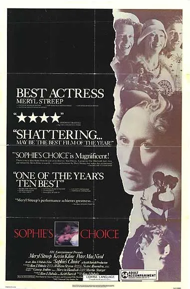 SOPHIE'S CHOICE movie poster
