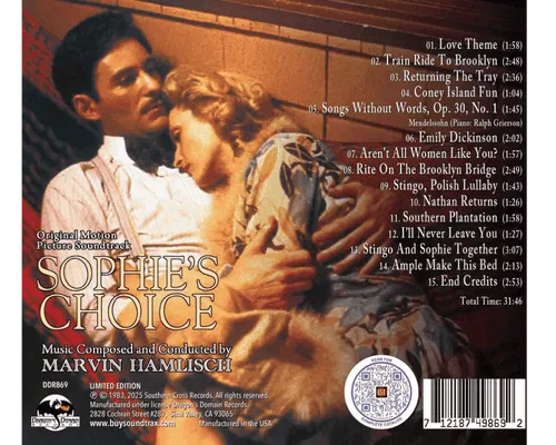 SOPHIE'S CHOICE soundtrack back