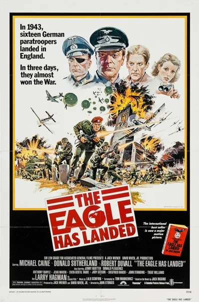 THE EAGLE HAS LANDED movie poster