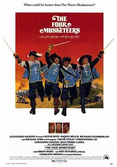 THE FOUR MUSKETEERS movie poster
