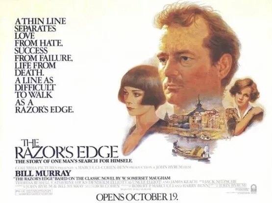 THE RAZOR'S EDGE movie poster