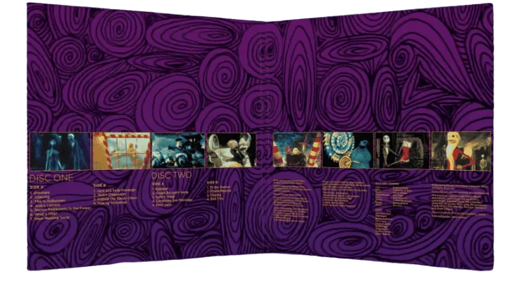 The Nightmare Before Christmas soundtrack inside