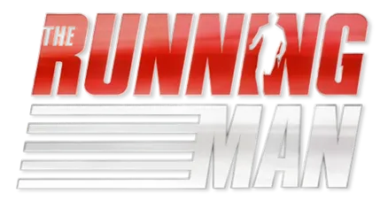 The Running Man logo title