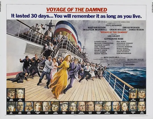 VOYAGE OF THE DAMNED movie poster