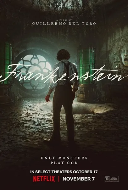 frankenstein 2025 movie teaser poster
