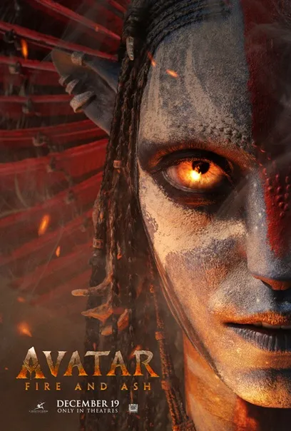 Avatar Fire and Ash teaser poster