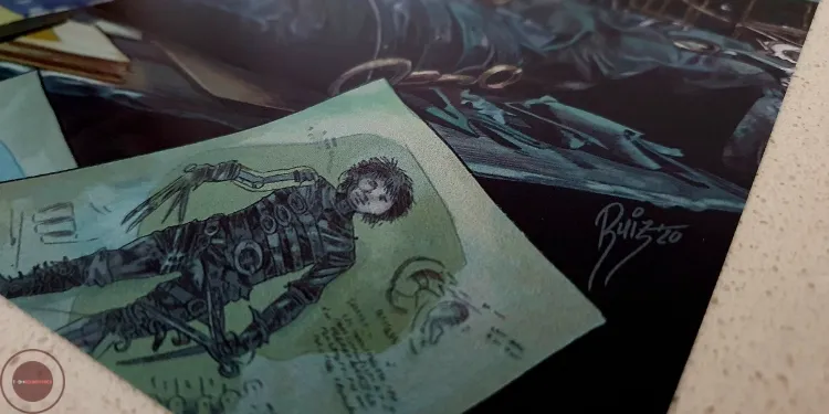 Edward Scissorhands vinyl edition detalle encarte