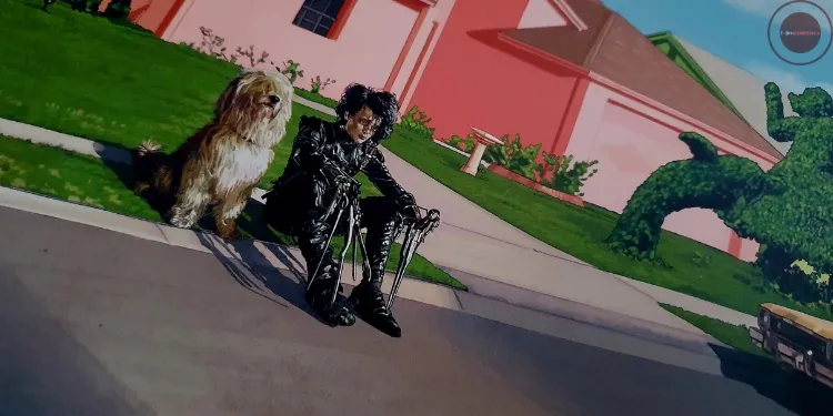 Edward Scissorhands vinyl edition interior carpeta