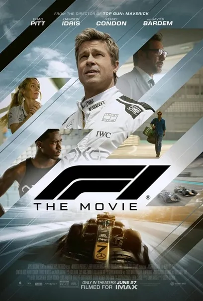 F1 the movie movie poster