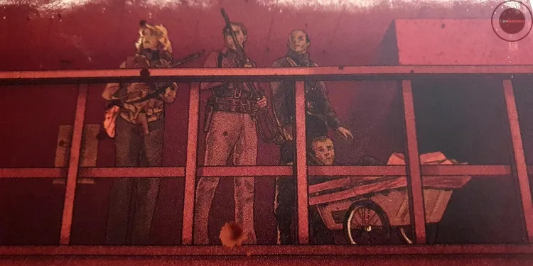 George A. Romero's Dawn Of The Dead vinyl edition detalle interior