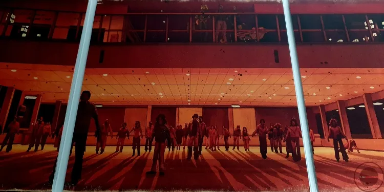 George A. Romero's Dawn Of The Dead vinyl edition interior carpeta