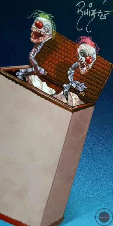 Killer Klowns From Outer Space Vinyl edition detalle encarte