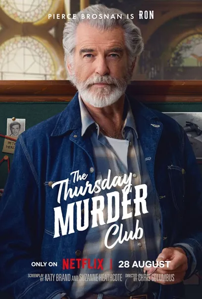 THE THURSDAY MURDER CLUB pierce brosnsn poster