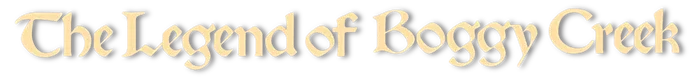The Legend of Boggy Creek logo title