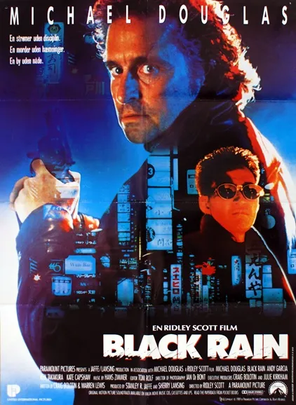 black rain cartel de cine