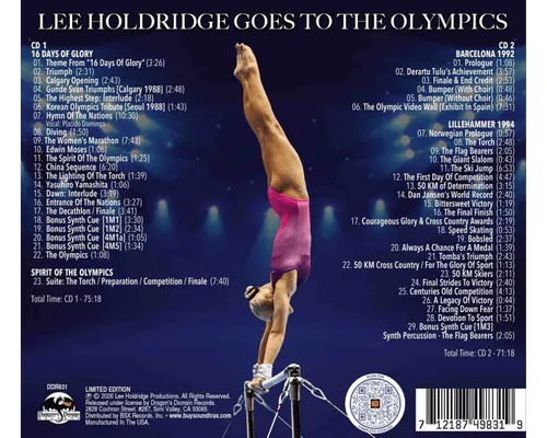 LEE HOLDRIDGE GOES TO THE OLYMPICS soundtrack back