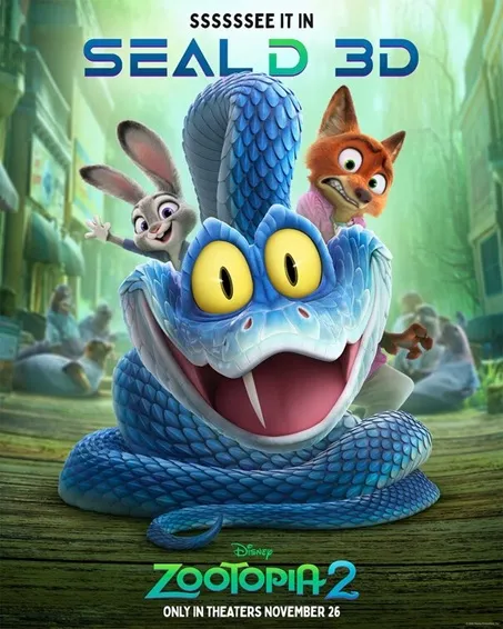 Movie poster Zootopia 2