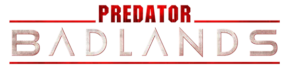 Predator Badlands logo title
