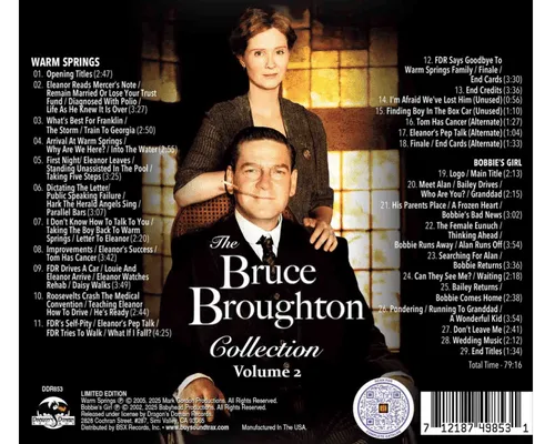 THE BRUCE BROUGHTON COLLECTION VOLUME 2 soundtrack back