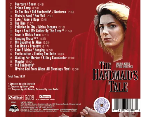 THE HANDMAID'S TALE soundtrack back