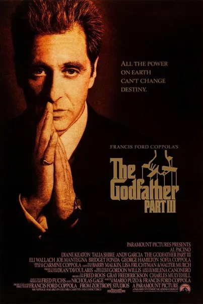 The godfather part III Movie poster