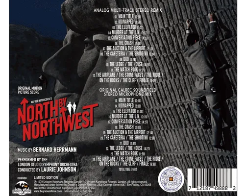 NORTH BY NORTHWEST soundtrack back