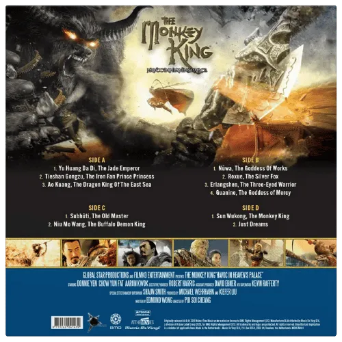 The Monkey King - Havoc In Heaven's Palace soundtrack back