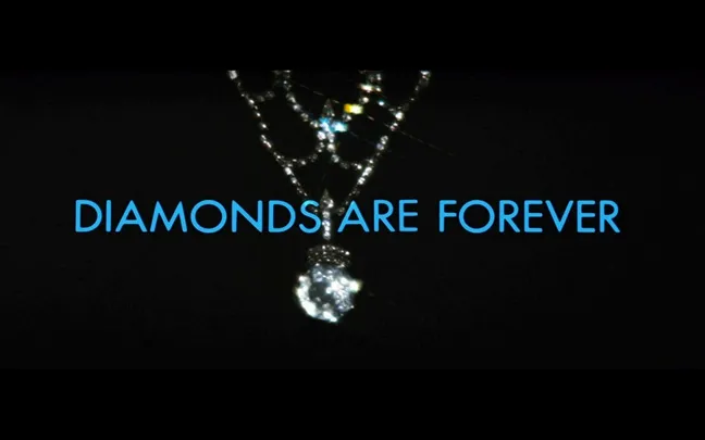 DIAMONDS ARE FOREVER opening title