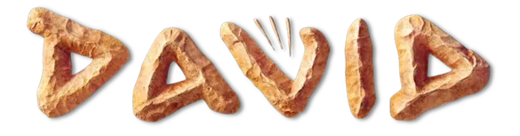 David logo title