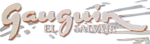 GAUGUIN THE SAVAGE logo title