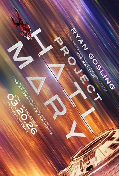 Movie poster Project Hail Mary